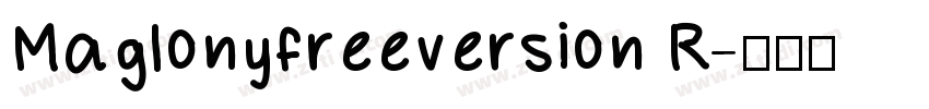 Maglonyfreeversion R字体转换